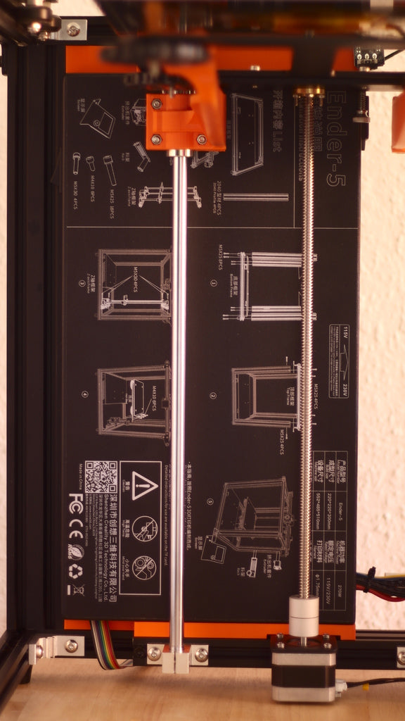 Ender-5 Bagmontering til Elektronikboks