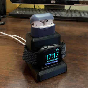 Opladningsdock til Apple Watch SE/6 og AirPods 1/2
