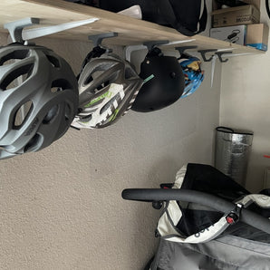 Vægmonteret Cykelhjelm Holder - Universel Design