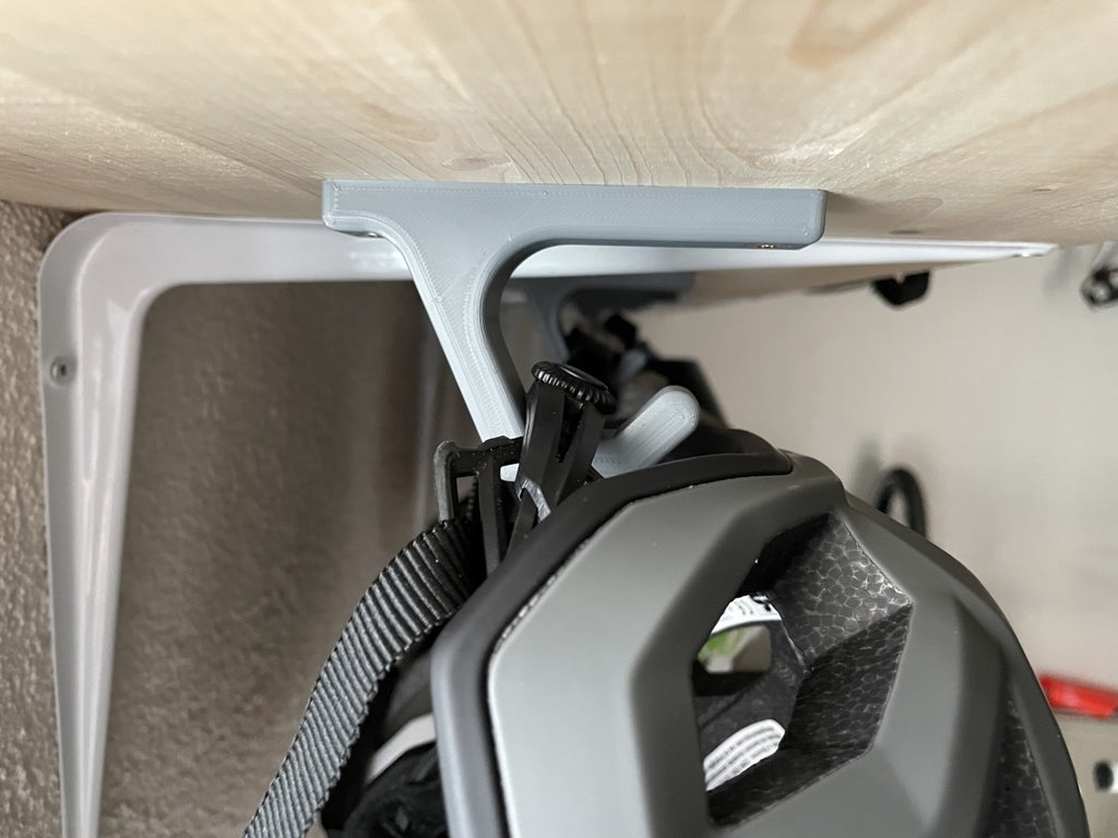 Vægmonteret Cykelhjelm Holder - Universel Design