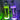 Vægmonteret Flaskeholder med LED-Lys (500ml)