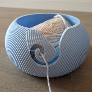 Garnskål formet som et klassisk garnnøgle