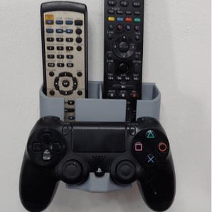 Vægmonteret holder til fjernbetjeninger og PS4-controller