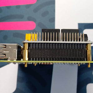 Raspberry Pi DIN-skinnemontering til M2.5 Hex Stand-offs