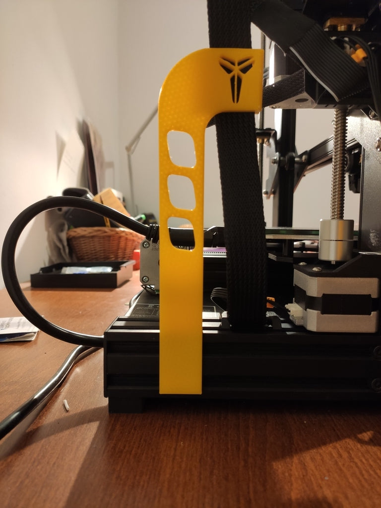 CR6 SE Bageste Kabelholder - Black Mamba Edition