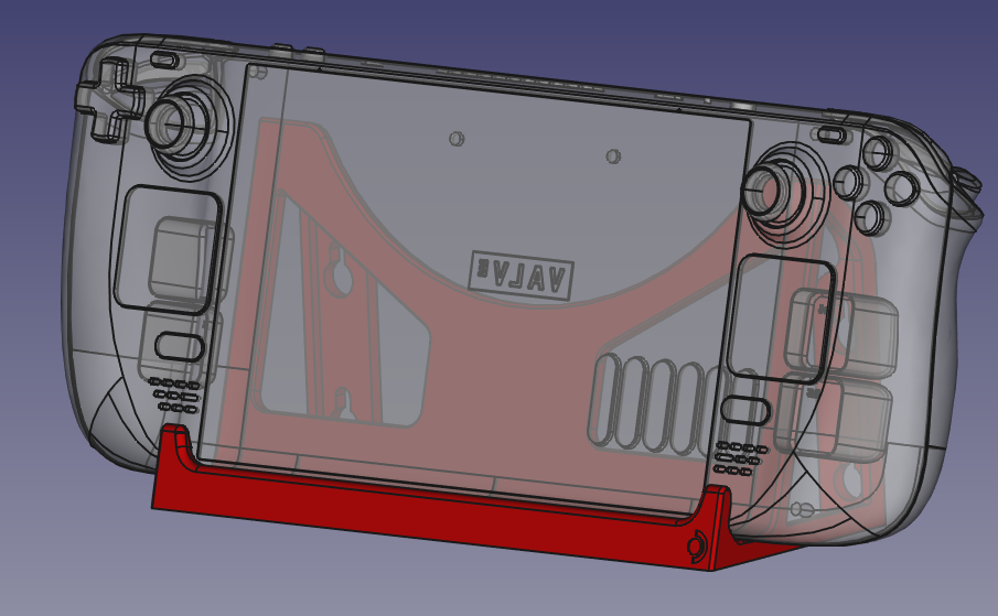 Simpel Steam Deck Stander og Vægbeslag