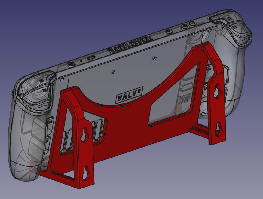 Simpel Steam Deck Stander og Vægbeslag