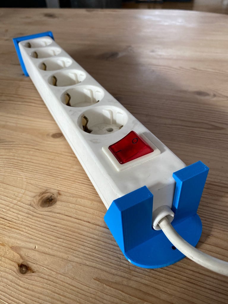 Vægbeslag til EU Forlængerkabel