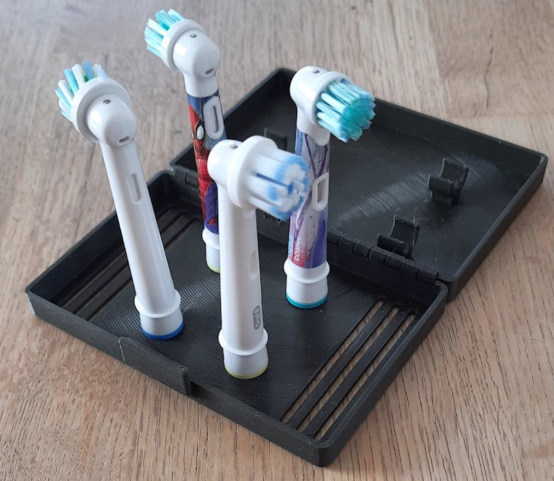 Oral-B Rejseetui med Stativ til Elektriske Tandbørstehoveder