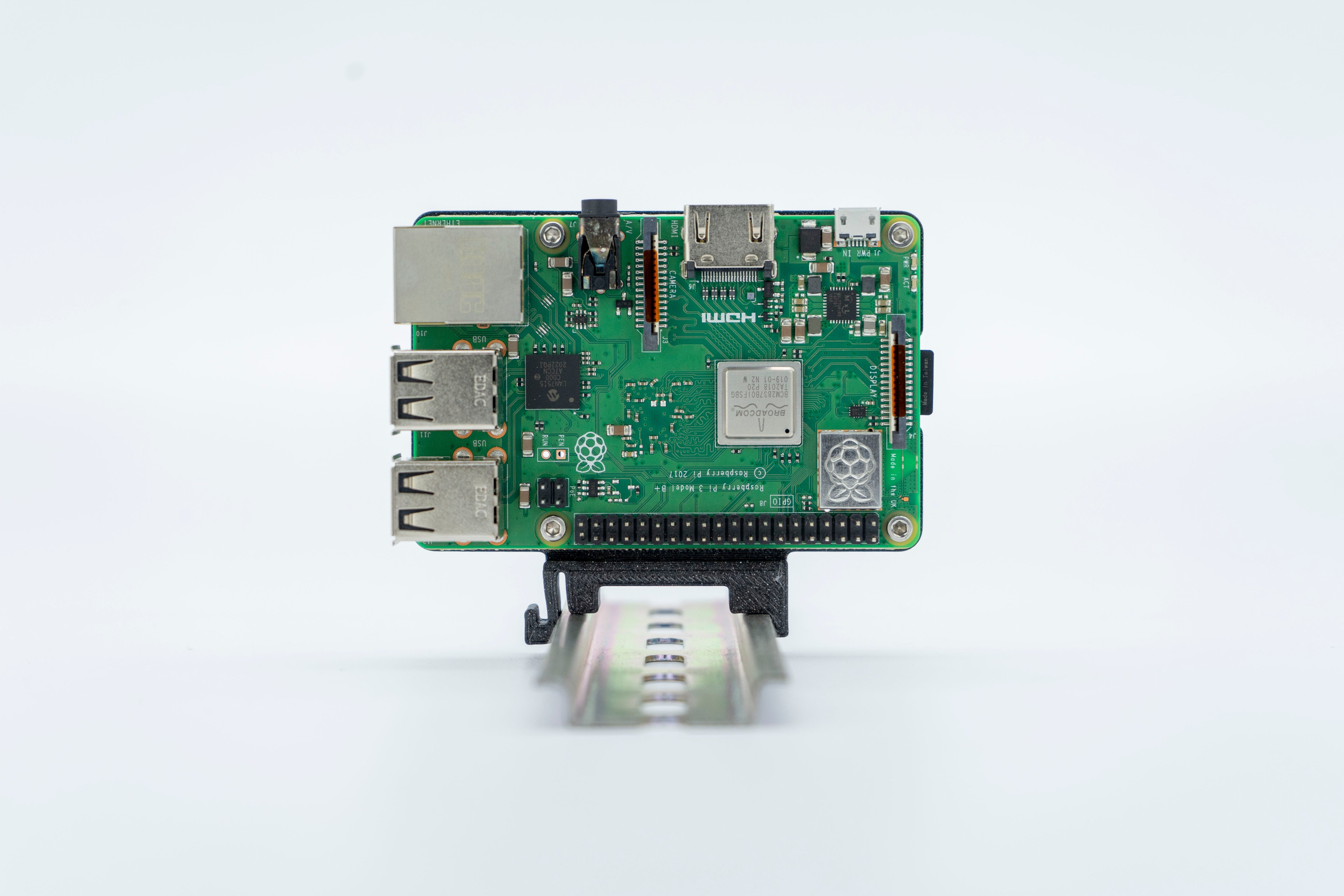 Raspberry Pi DIN-skinne Hex Monteringsbeslag
