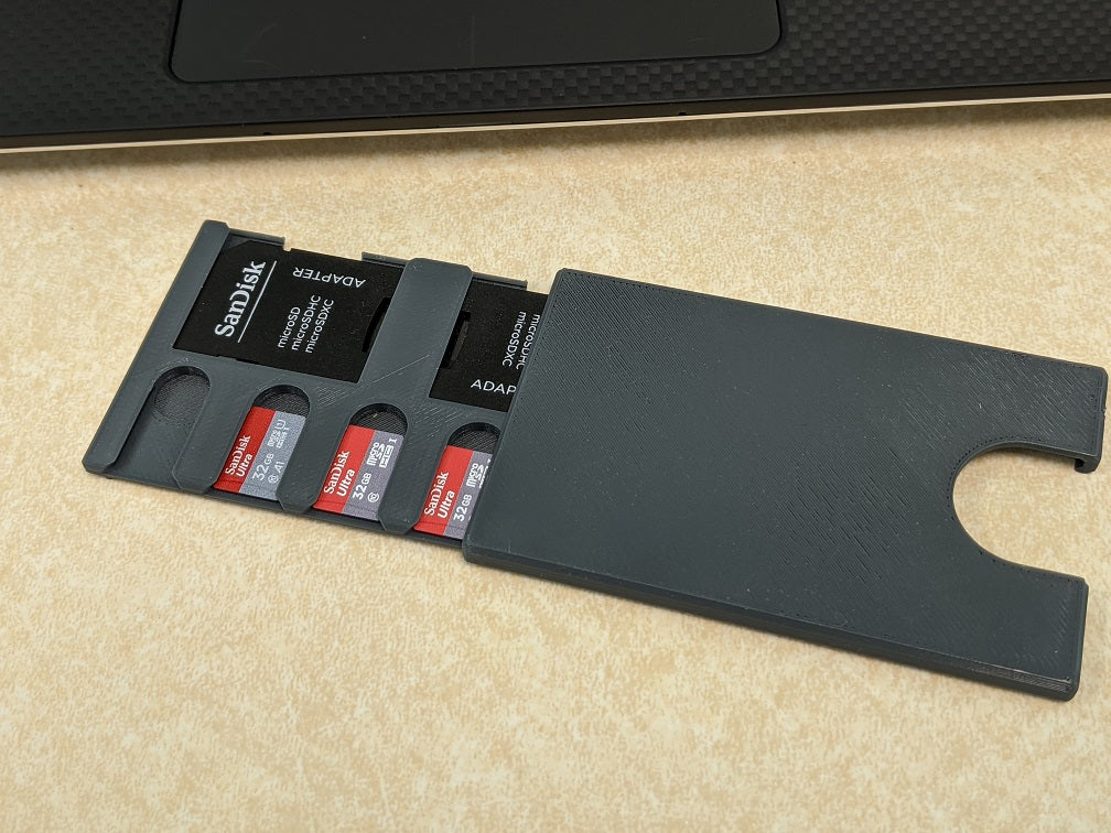 SD/MicroSD kort etui i kreditkort størrelse