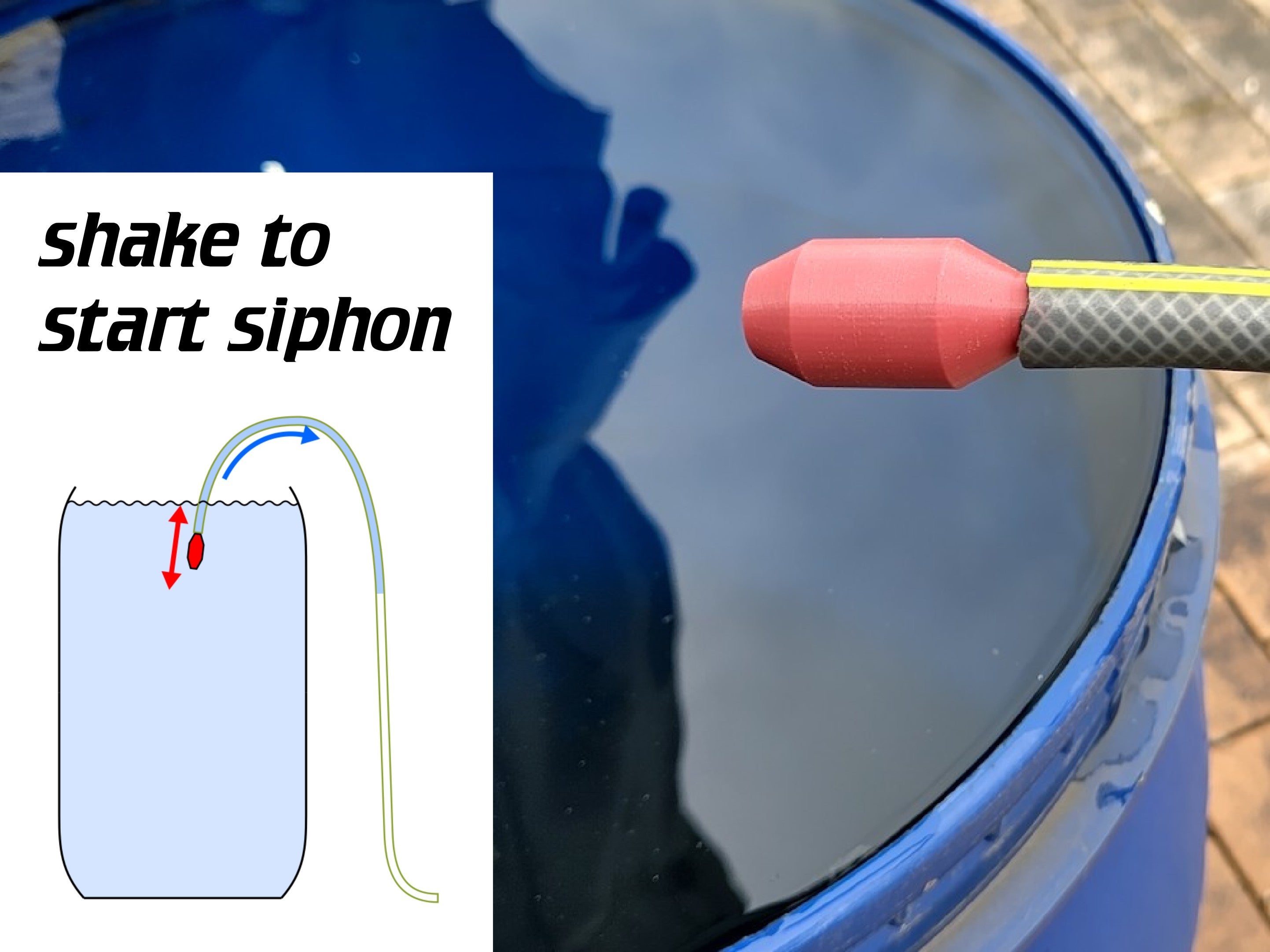 Smart Sifonpumpe til Haveslange