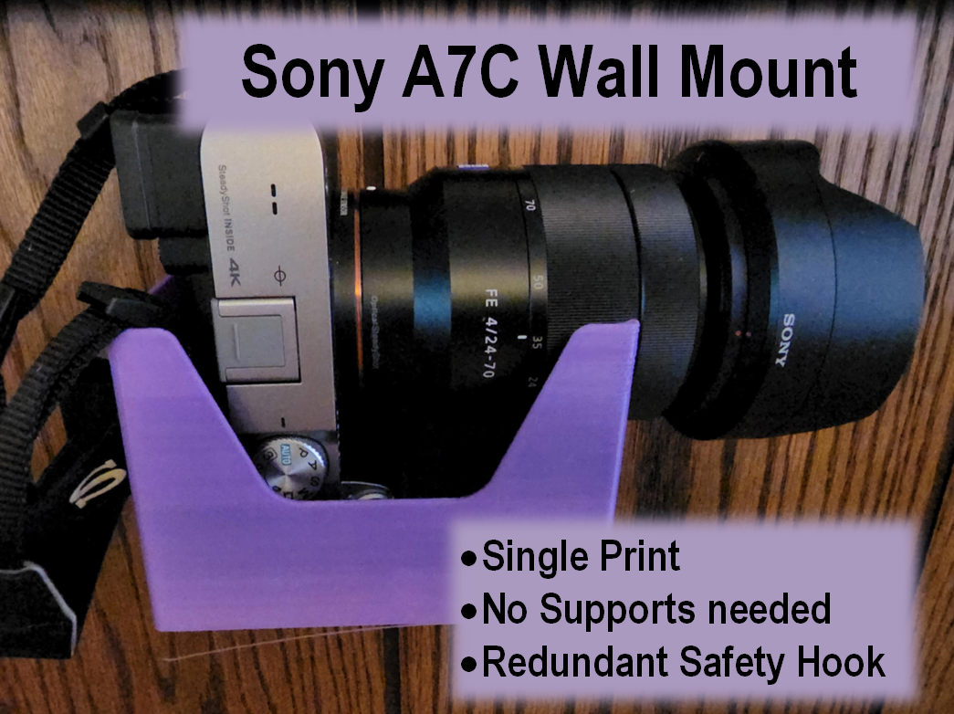 Sony A7C Kamera Vægbeslag