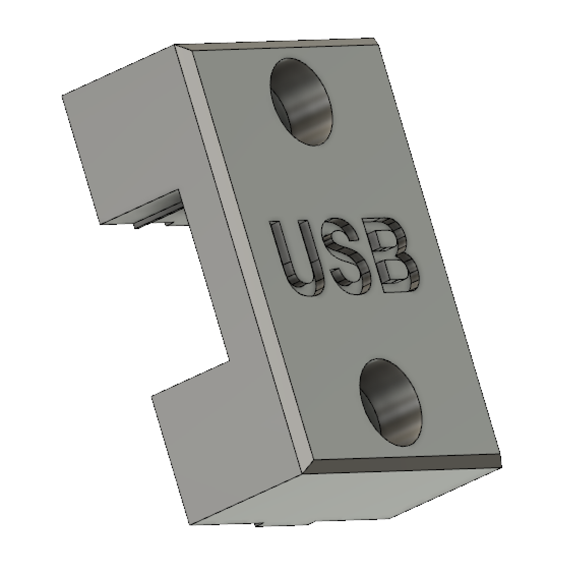 USB-Kabelholder til Original Prusa Mini 3030 Ekstrudering