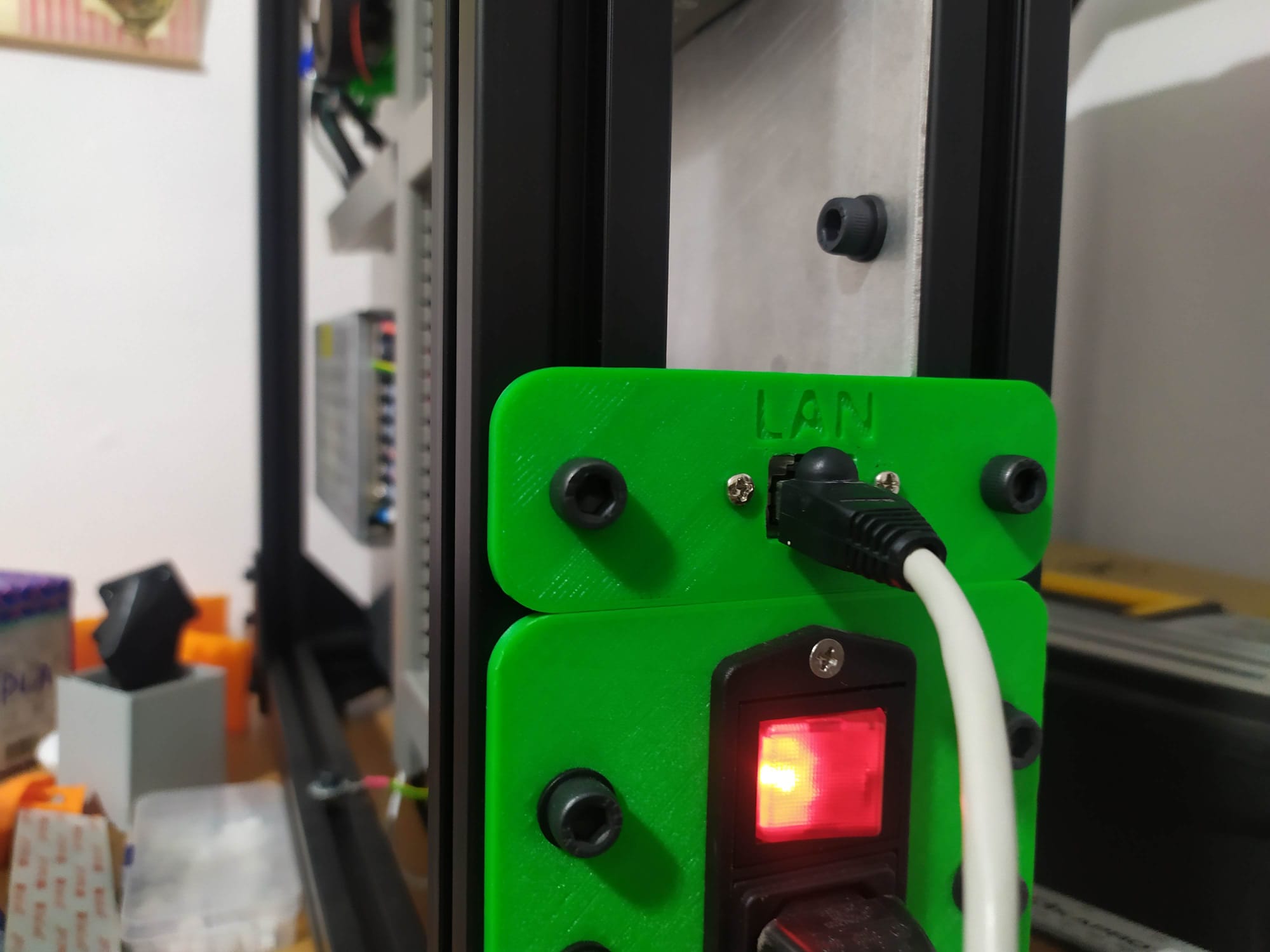 V-Core 3.1 LAN Kabelmontering