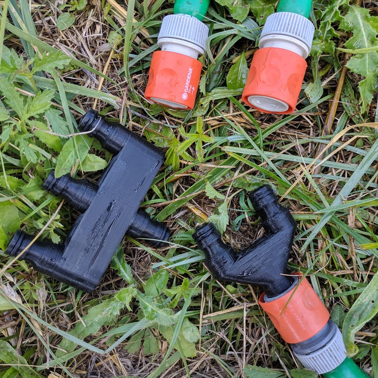 2-vejs & 3-vejs Gardena Slangedeler / Splitter