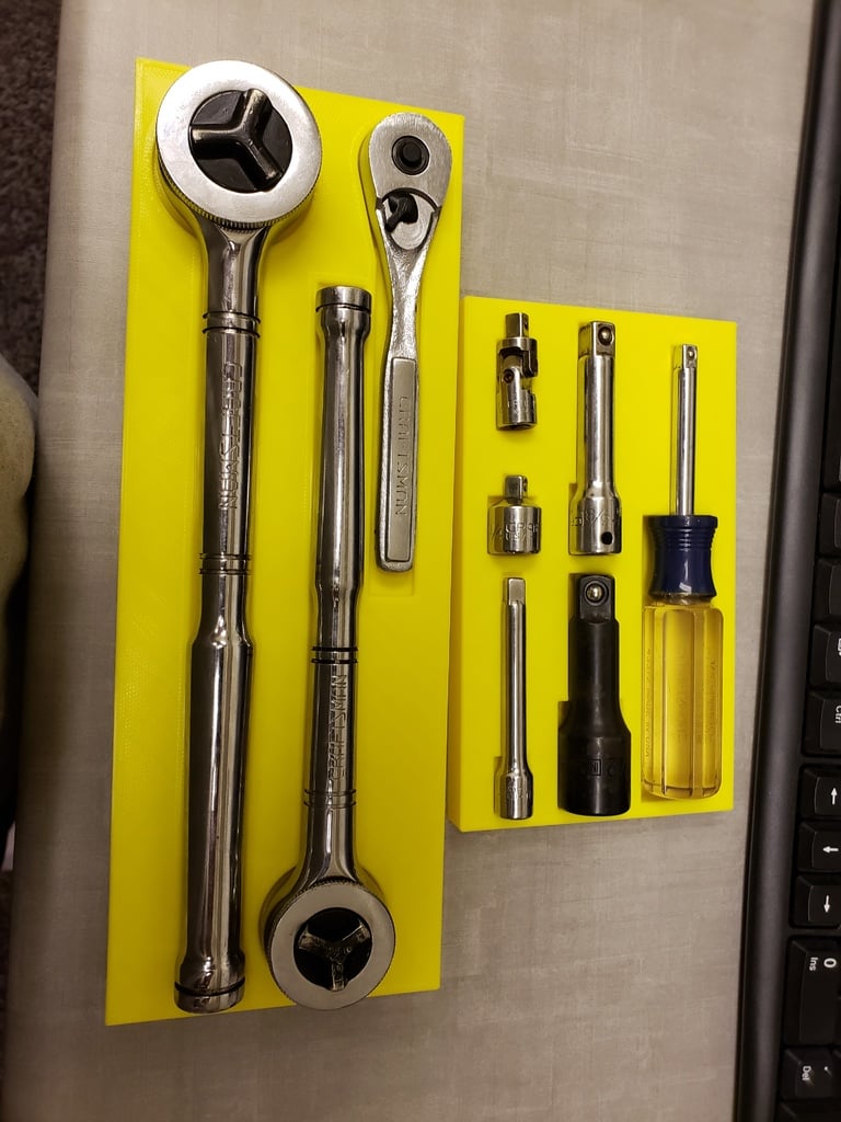 Sæt med værktøjsorganisatorer til Craftsman Socket og Tool Shop Deep Impact Socket
