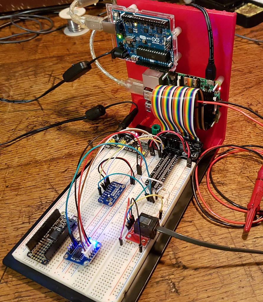 Raspberry & Arduino brødfad stativ