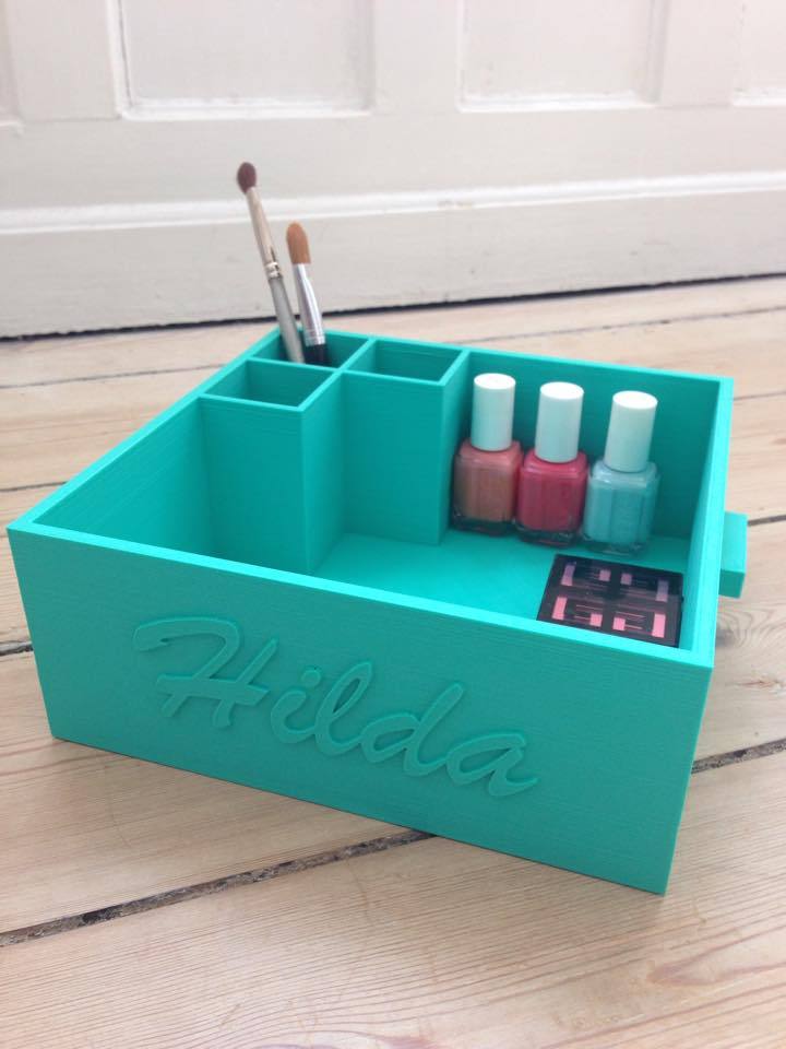 Personlig makeup box med navn