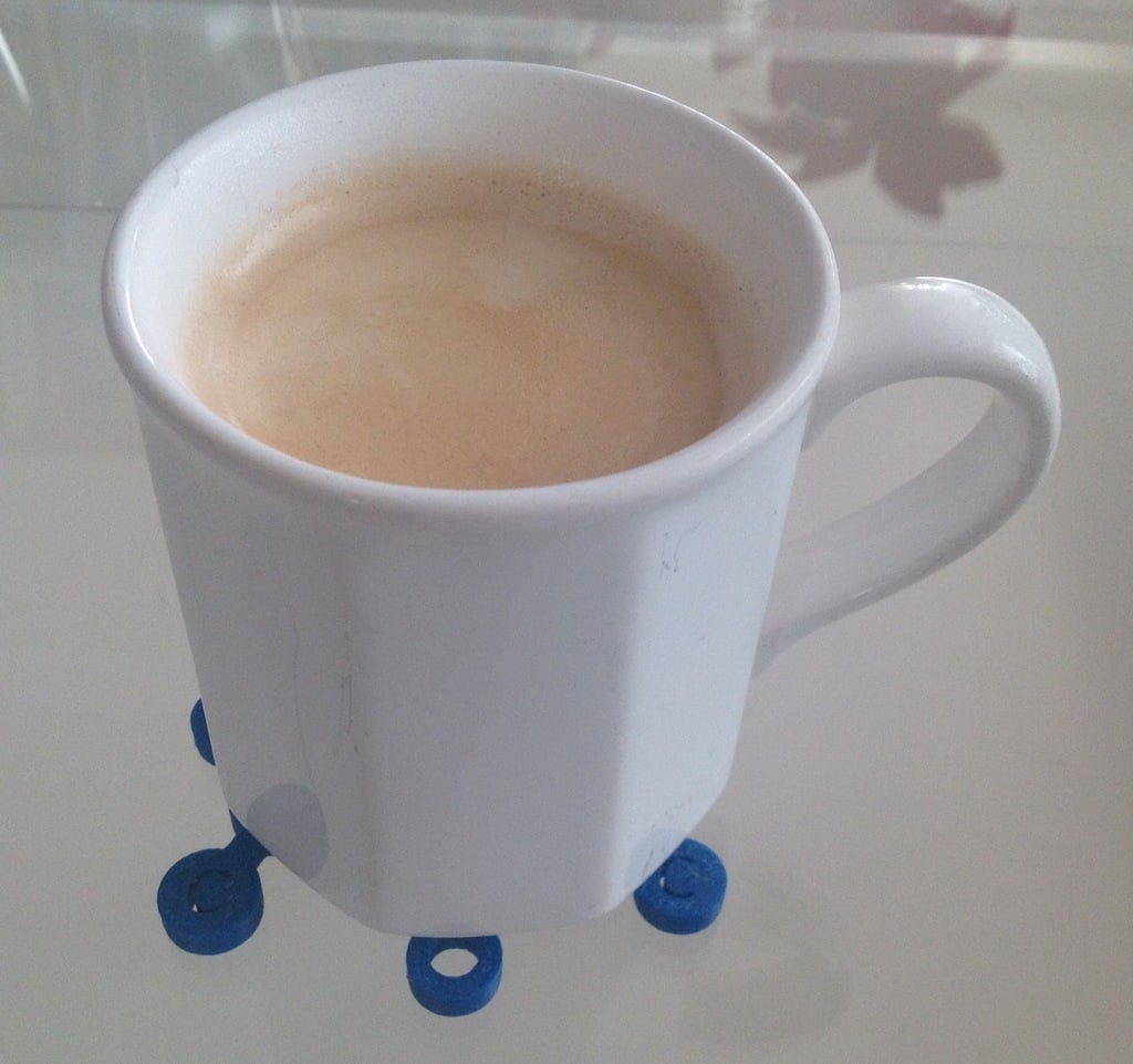 Koffein Molekyle Placemat til Kaffekopper