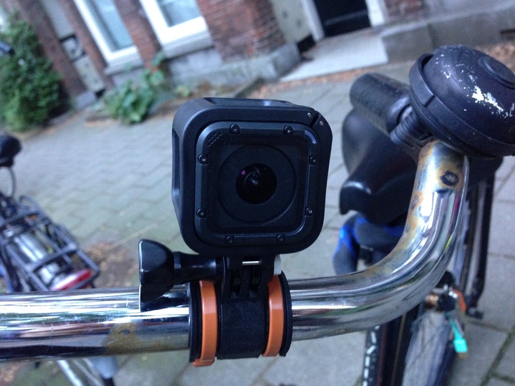 GoPro cykelmontering med lynlåsremme