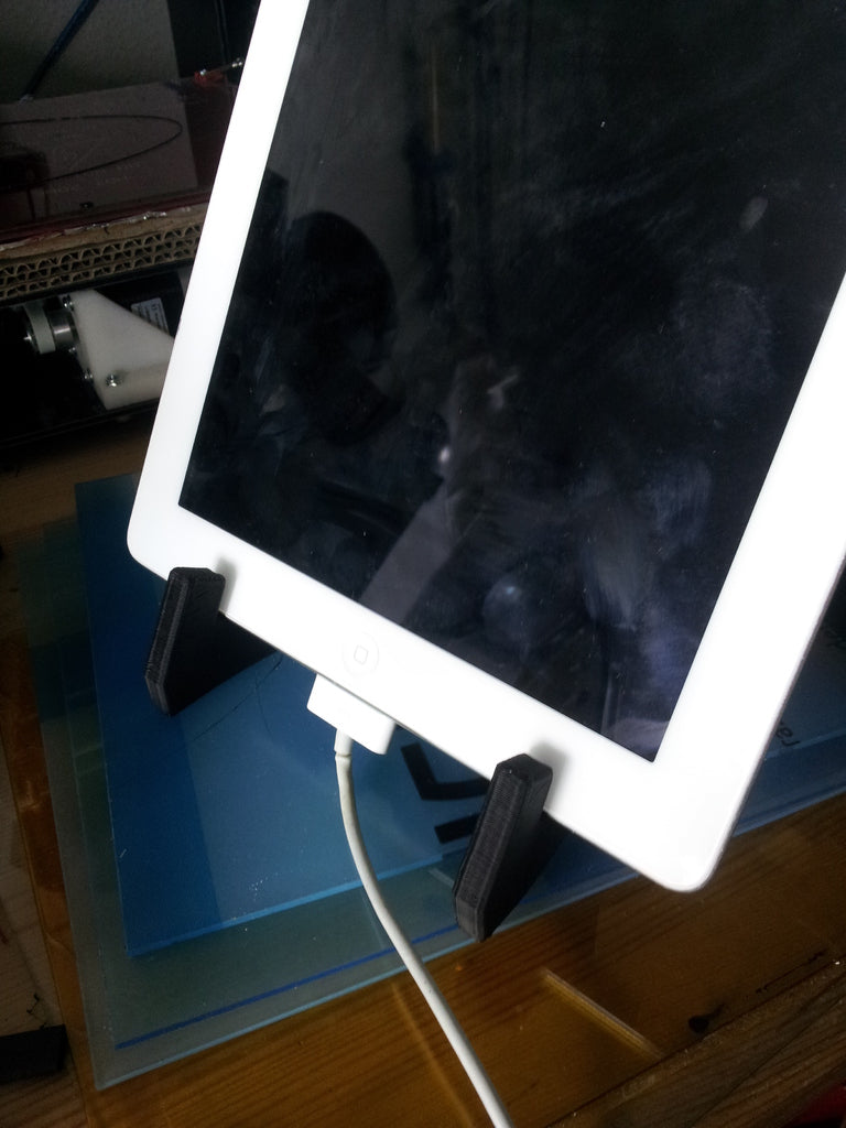 Elliptisk justerbar tabletstander til iPad og andre tablets