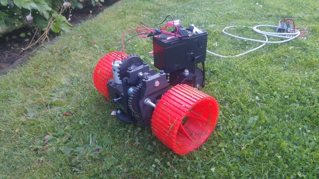 DIY Robo-Græsslåmaskine Hjul med M8 Fastgørelse