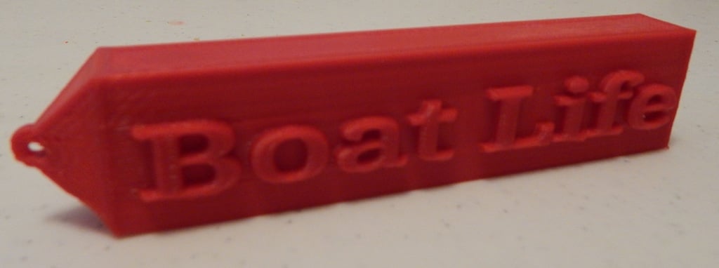 Flydende "Boat Life" nøglering til båd og vandsport
