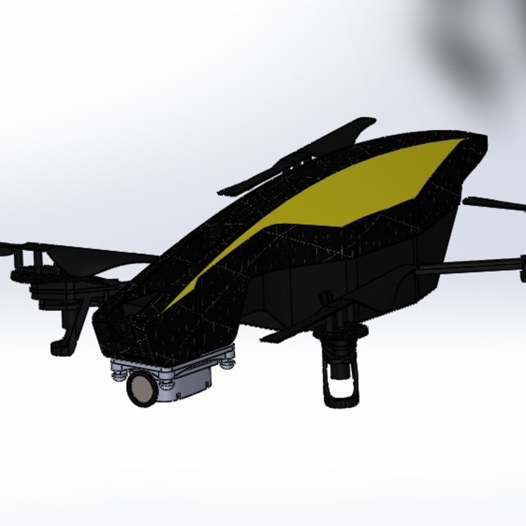 Anti-vibrations kameraholder til Parrot Ar drone 808 #18