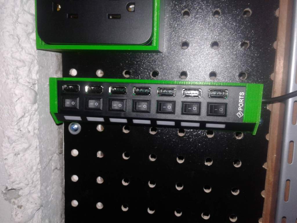 7 Port USB Hub-montering