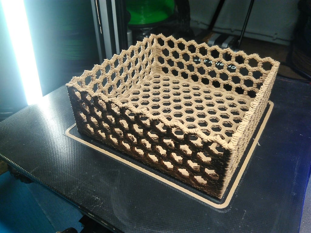 Hex Honeycomb Bakker / Kasser i Forskellige Størrelser