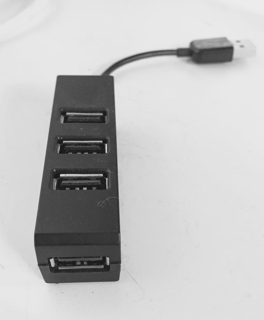 USB HUB Panelmonteringskapsel til CNC og Raspberry Pi