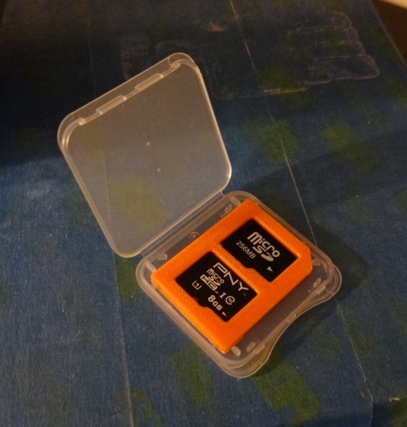 MicroSD til SD kort etuiadapter