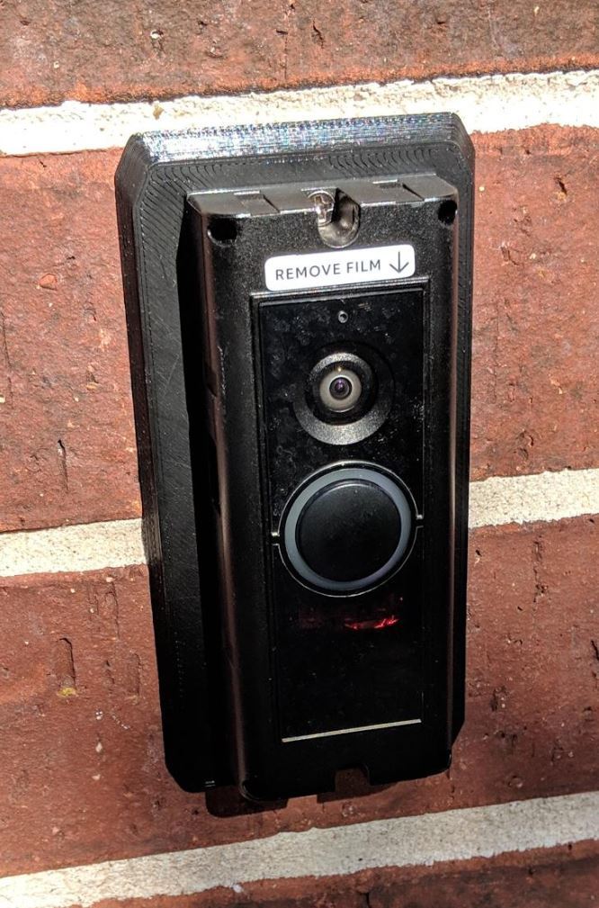 Ring Doorbell Pro Vægplade med 1/4 tomme afstandsstykke