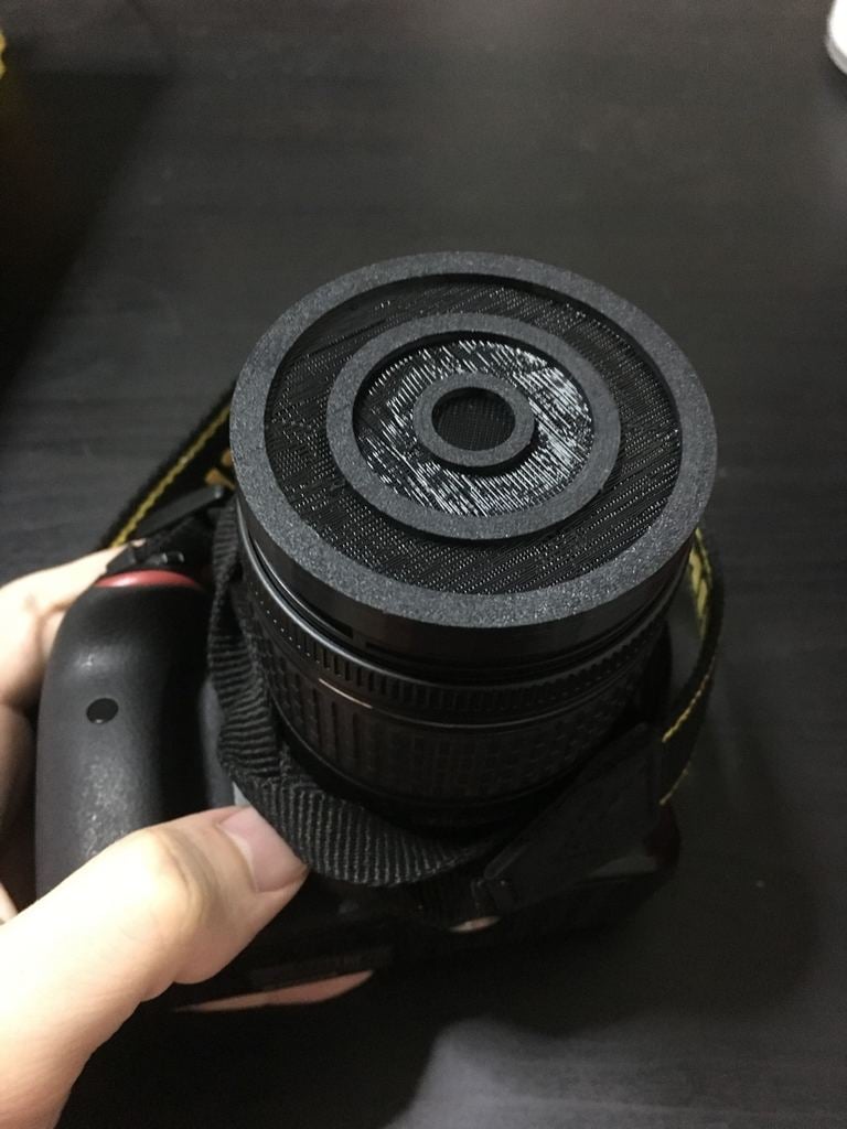 Kameraobjektivdæksel til 55mm linse
