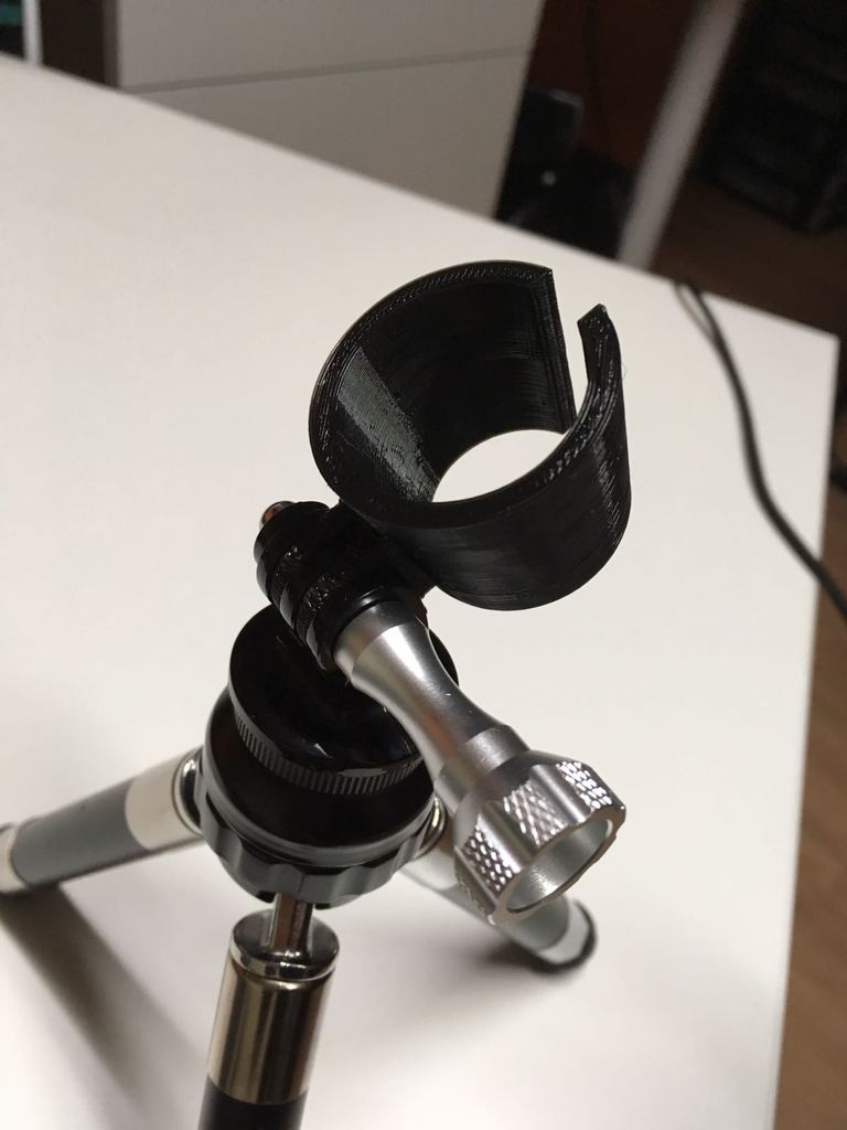 Mikrofonholder med GoPro-montering