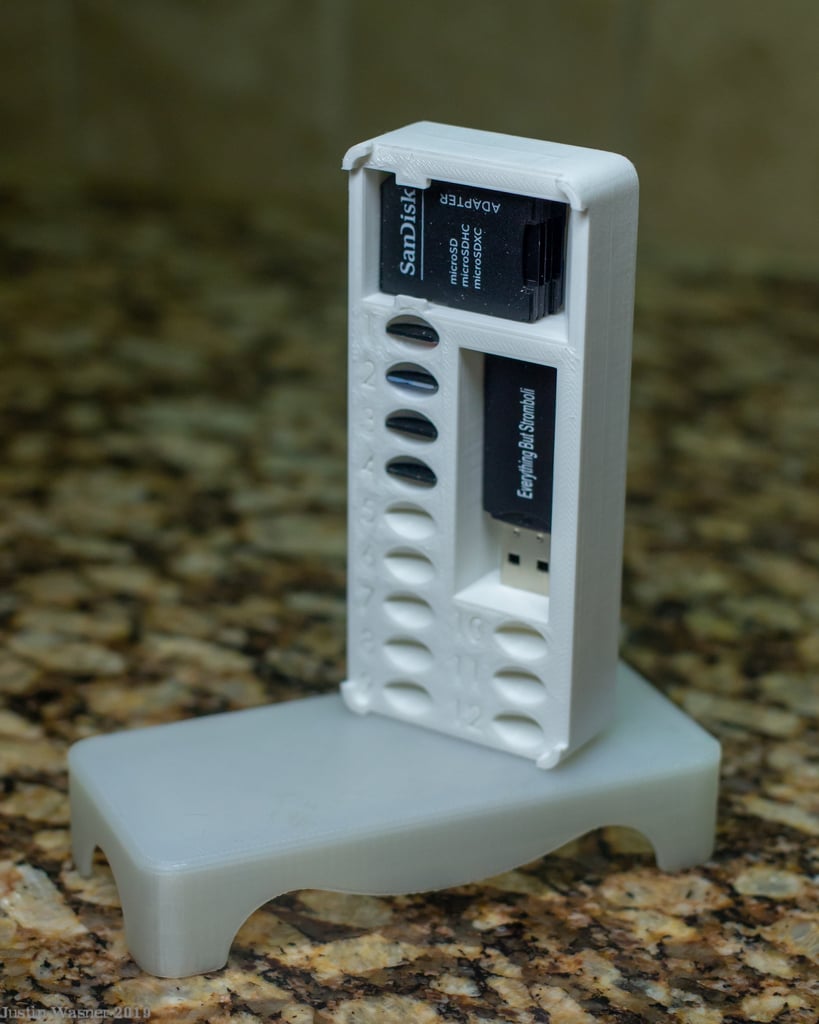 SD og Micro SD Kortholder med Lille Opbevaringsrum