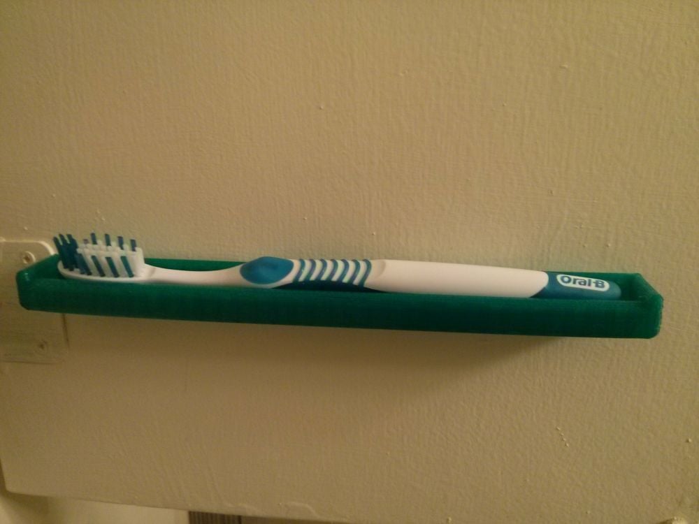 Rumbevarende Tandbørsteholder