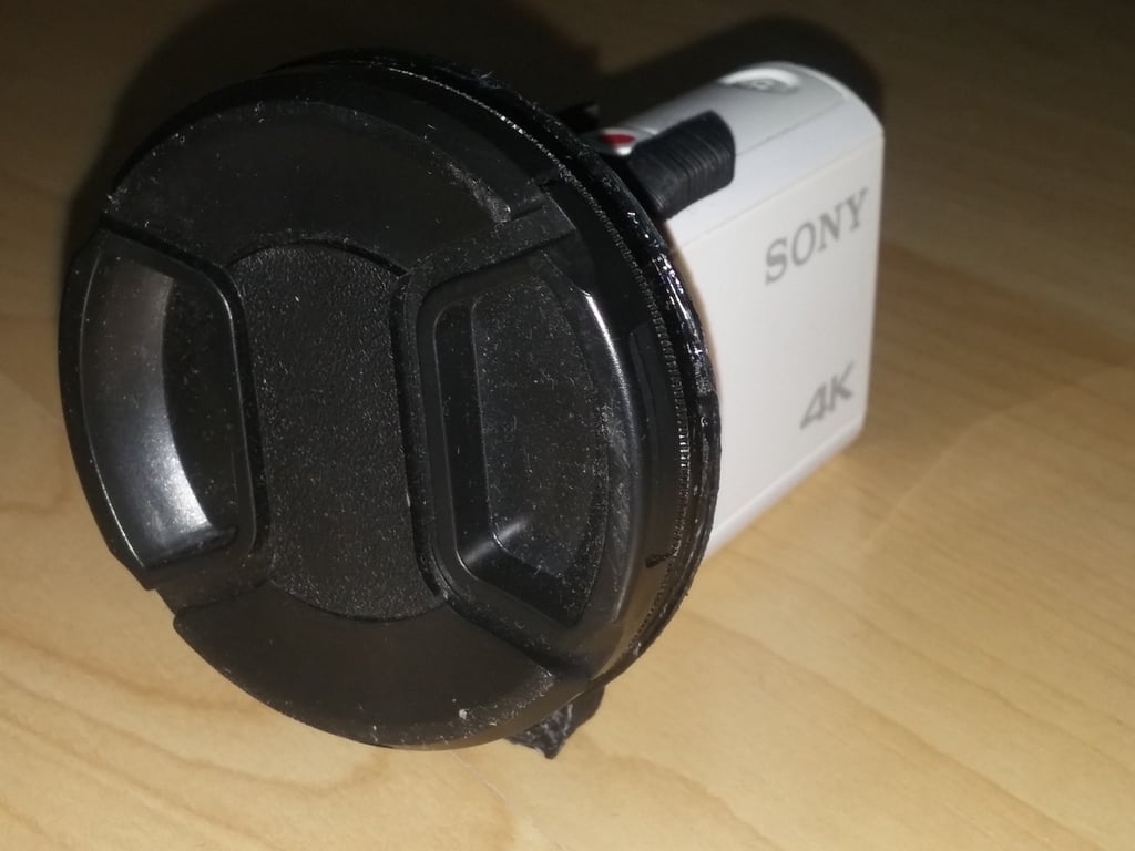 58mm filterlinsedæksel til Sony FDR 3000 action kamera