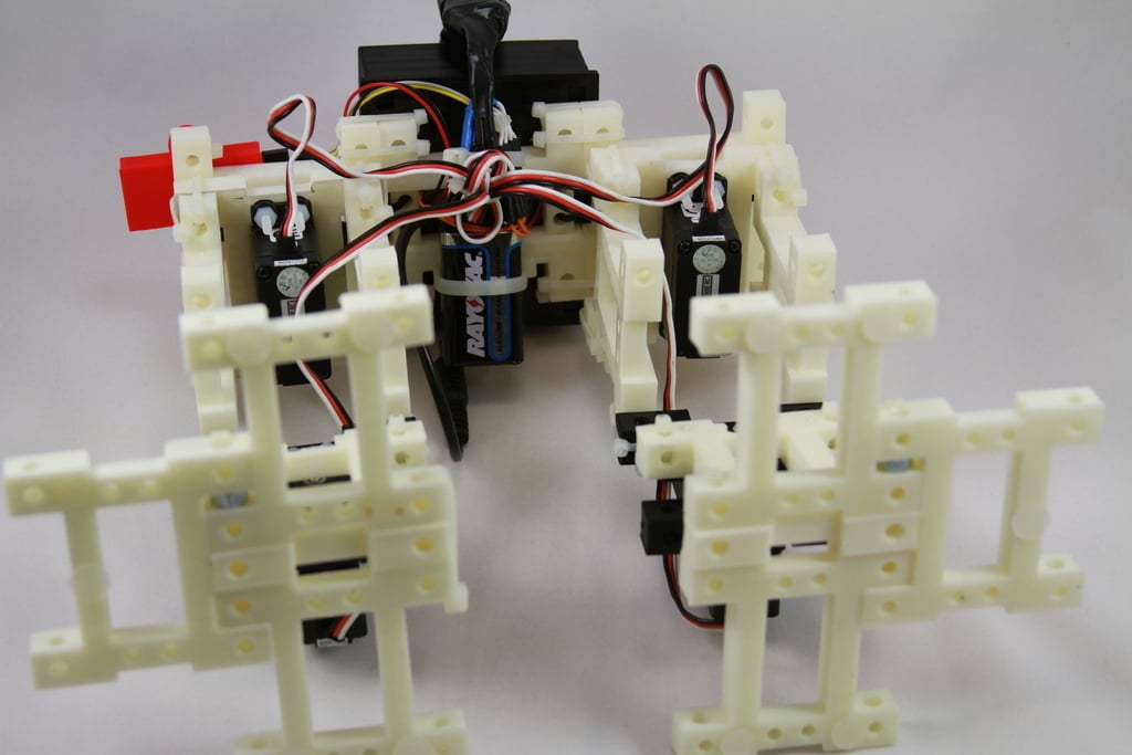MegaPed Servo I Brace 4-servo Arduino-kontrolleret bipedal robot