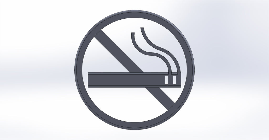 "No Smoking!" Skilt