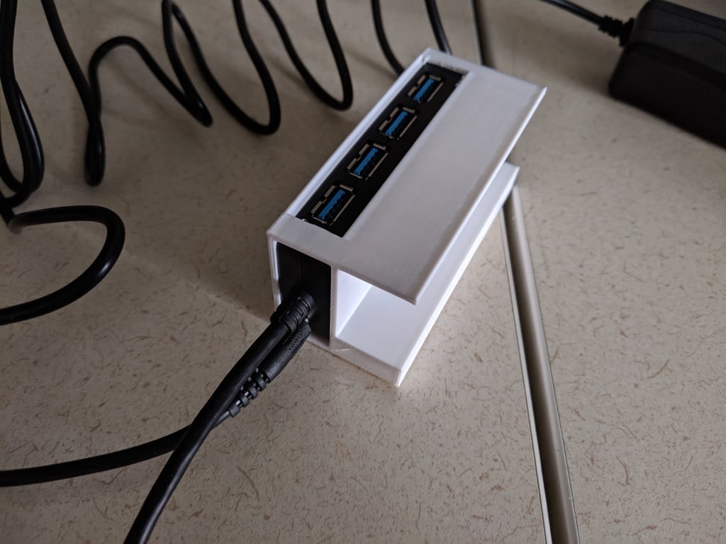 USB Hub Holder til Skrivebord Montering
