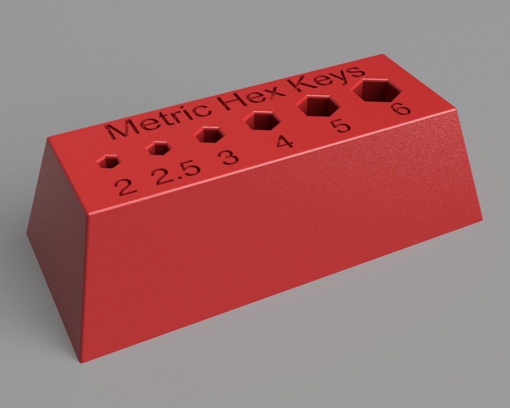 Metric Hex Nøgleholder til 6pc (2mm til 6mm)