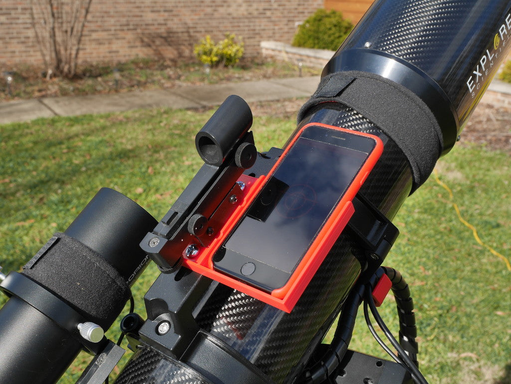 iPhonen 7 polarjusteringsbakke til teleskop