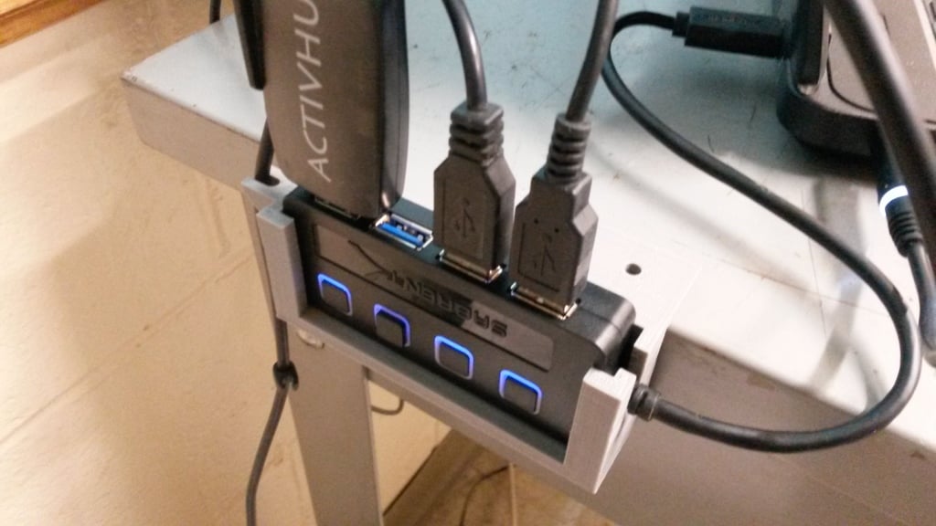 Skrivebords Holder til Sabrent 4-Port USB Hub
