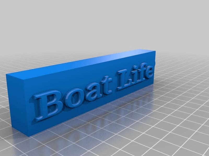 Flydende "Boat Life" nøglering til båd og vandsport