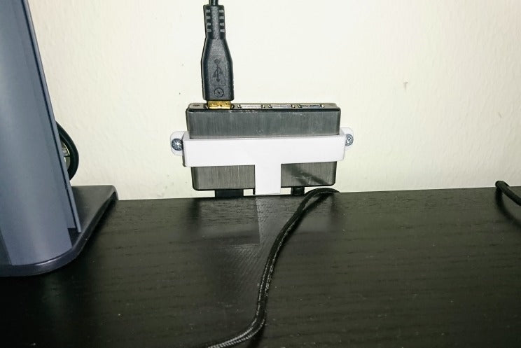 Vægmontering til Icybox IB-AC610 4-port USB hub
