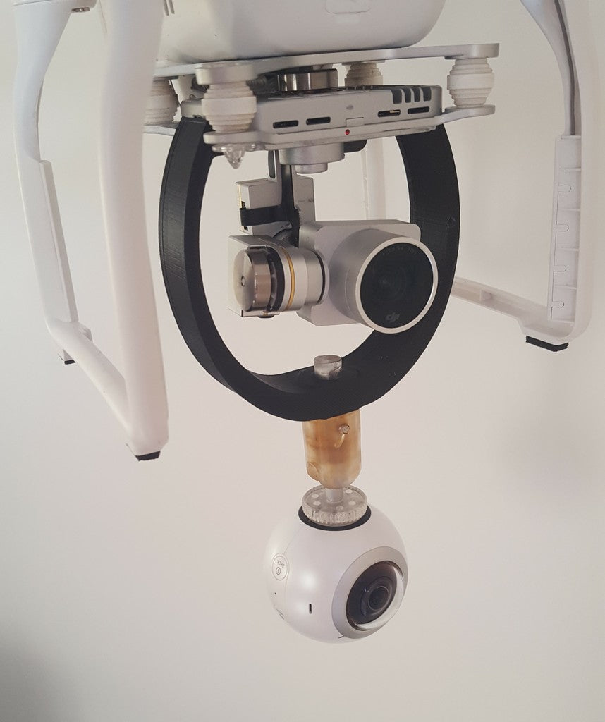 360-kamera montering til DJI Phantom 3 drone