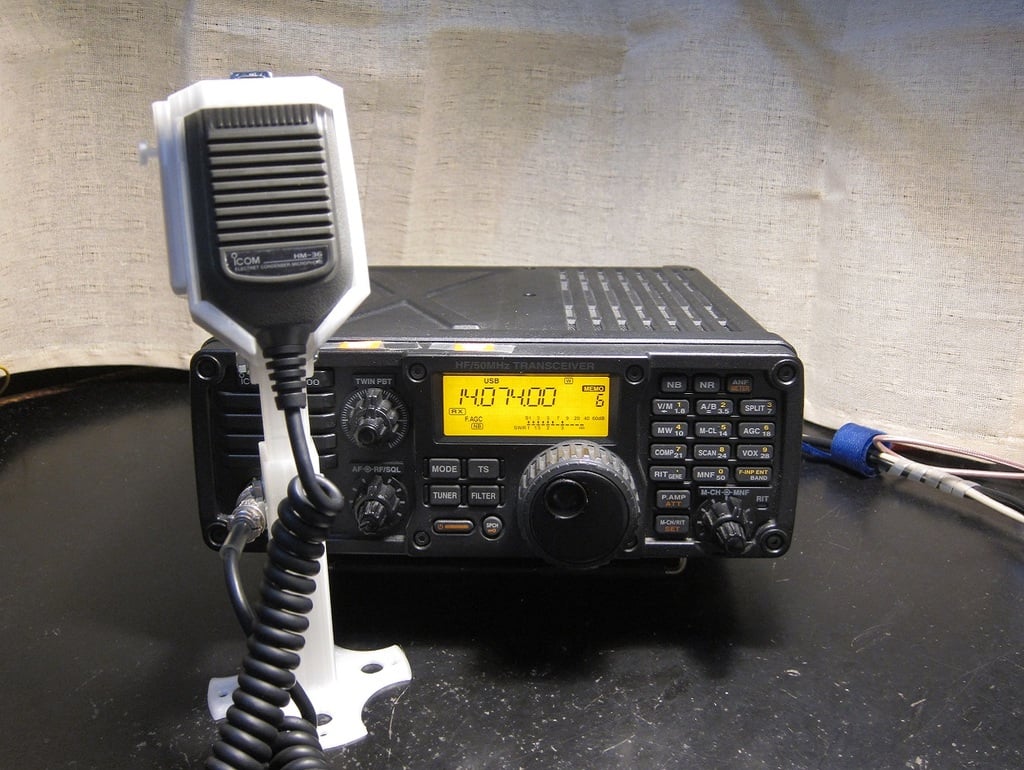 Mikrofonstativ til håndmikrofoner for ICOM IC-7200