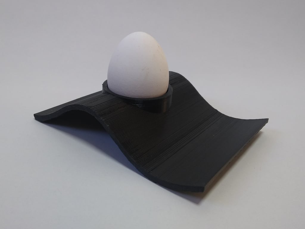 Bølgeformet Æggebæger i Moderne Design